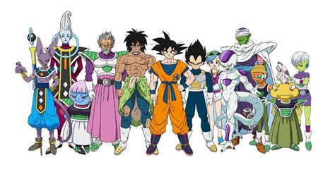 imagenes de todos los personajes de dragon ball super